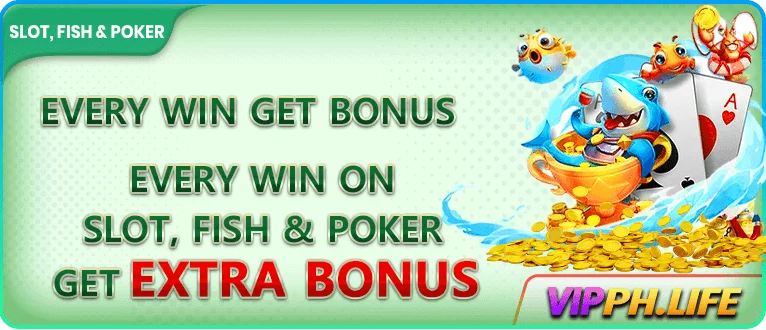 VIPPH win bonus on slot fish poker up to 258,888