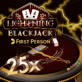 First Person Lightning Blackjack